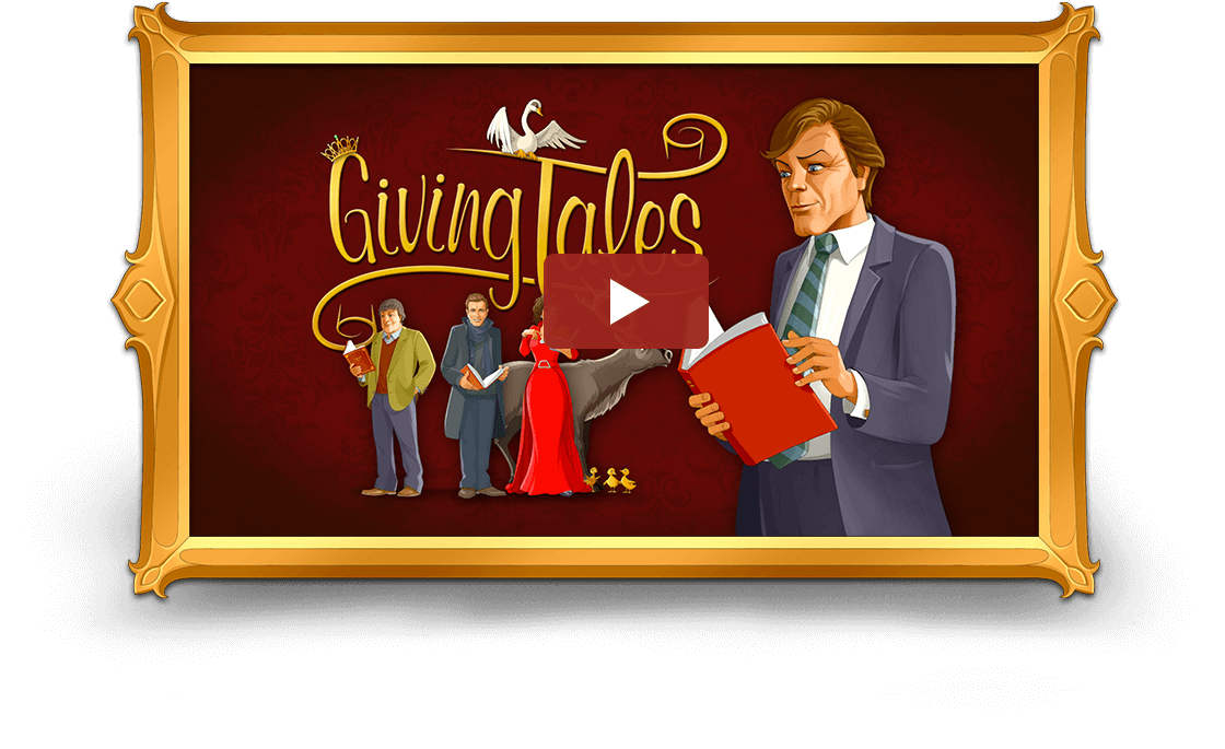 Behind the scenes video of the GivingTales project